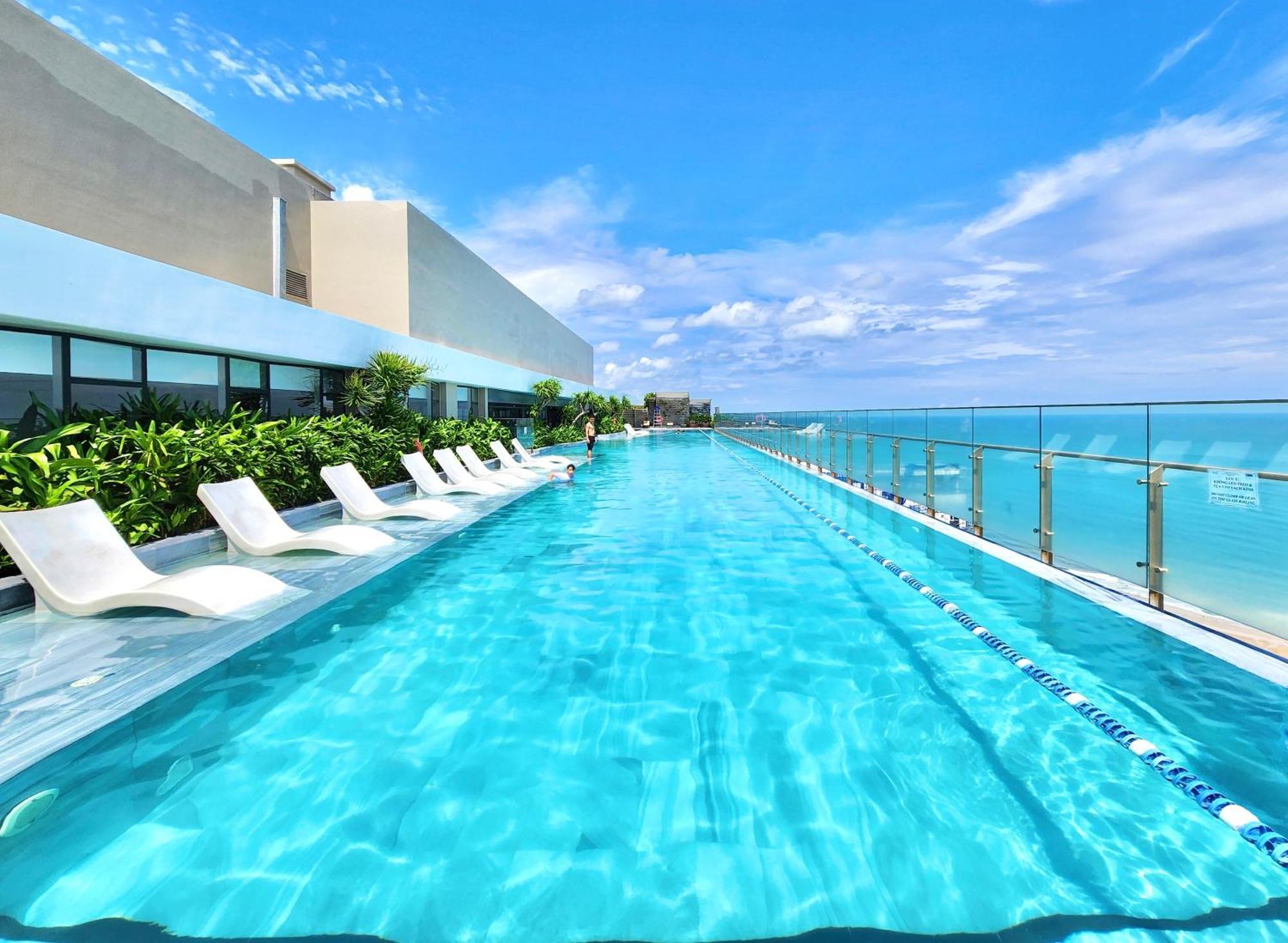 Oasis Suites - The Song, Infinity Pool & Gym Vũng Tàu Exterior foto